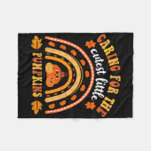 Gekümmert für Niedliche Pumpkins Erntedank Mutter Fleecedecke (Vorderseite (Horizontal))