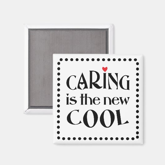 Gekümmert ist das neue COOL Magnet (Vorderseite/Rückseite)