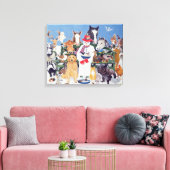 Gekümmert Leinwanddruck (Insitu (Wohnzimmer))