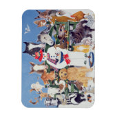 Gekümmert Magnet (Vertikal)