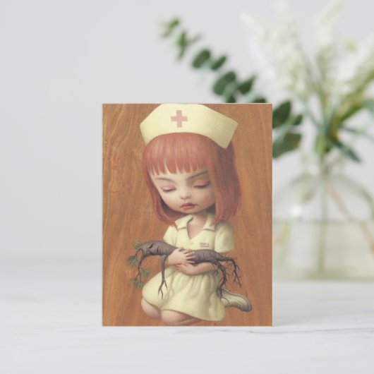 Gekümmert Postkarte (Stehend Vorderseite)