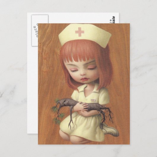 Gekümmert Postkarte (Vorne/Hinten)