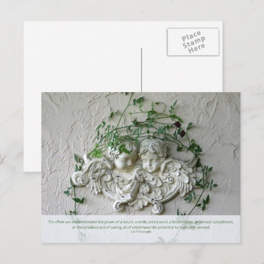 Gekümmert Postkarte (Vorne/Hinten)