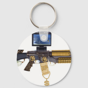 gekuppeltes heraus M-16 Schlüsselanhänger