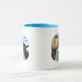 "Geküsst durch ein Alpaka! "Tasse Tasse (Zentrum)