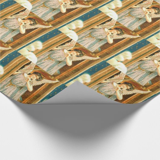 Gel im Glockenturm Geschenkpapier (Ecke)