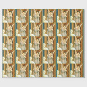 Gel im Glockenturm Geschenkpapier (Flach)