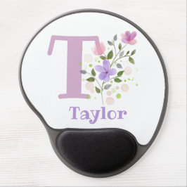 Gel Mouse Pad Initial Plus Name & Blume Design