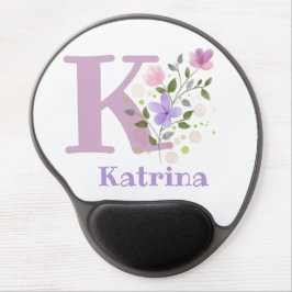 Gel Mouse Pad Initial Plus Name & Blume Design