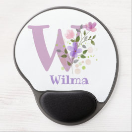 Gel Mouse Pad Initial Plus Name & Blume Design