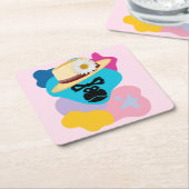 Gel Mousepad Rechteckiger Pappuntersetzer (angewinkelt)
