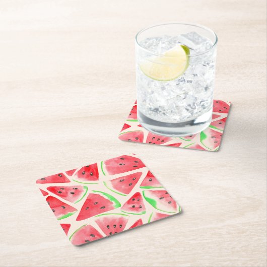 Gel Mousepad, Wassermelone Rechteckiger Pappuntersetzer (Vor Ort)