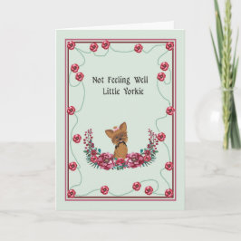 Gel Well Card für Yorkshire Terrier Female Karte