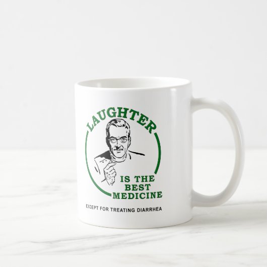 Gelächter die Diarrhöe-Medizin-lustige Tasse (Rechts)