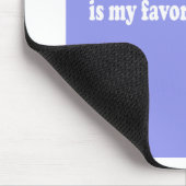 Gelächter durch Risse Mousepad (Ecke)