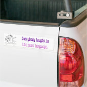 Gelächter ist universell autoaufkleber (Auf Lkw)