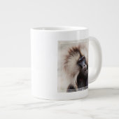 Gelada Baboon, Äthiopien Jumbo-Tasse (Vorderseite Rechts)