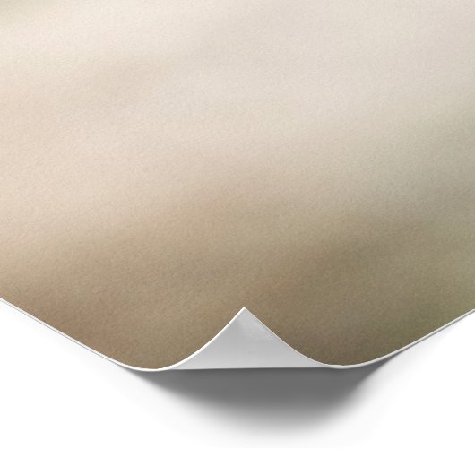 Gelada Baboon, Äthiopien Poster (Ecke)