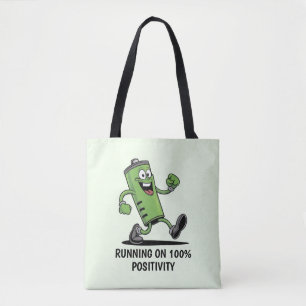 Geladene Batterie  Tasche