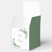 Geladene Geschenkschachteln Grün Eucalyptus (Geöffnet)