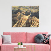 Gelagerte Hoodoos der Badlands Leinwanddruck (Insitu (Wohnzimmer))