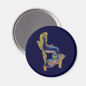 Gelähmt Magnet (Vorderseite/Rückseite)