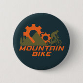 Gelände-Mountainbiking Button (Vorderseite)