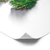 Gelände-Reliefkarte für Britische Inseln Poster (Ecke)