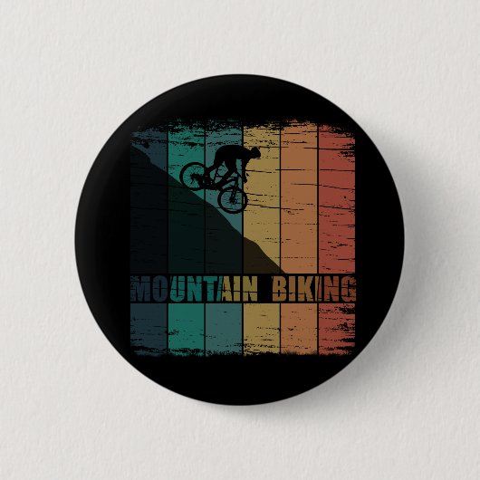 Geländefahrrad Button (Vorderseite)