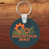 Geländefahrrad Schlüsselanhänger (Vorderseite)
