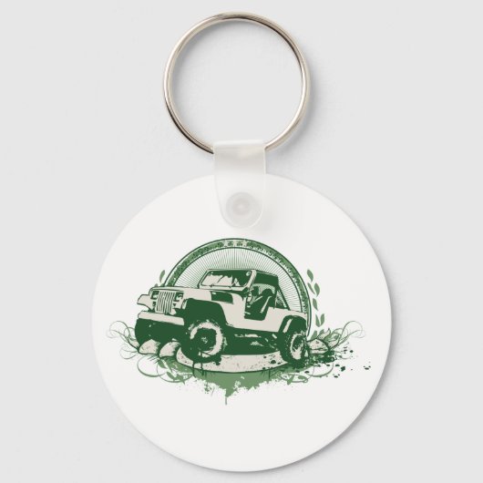 Geländefahrzeug Schlüsselanhänger (Vorderseite)