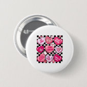 Geländeland Nurse Valentine Candy Heart Labour Button (Vorne & Hinten)