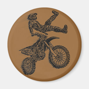 Geländemotorrad Magnet