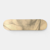 Geländer braun / golden skateboard (Horizontal)