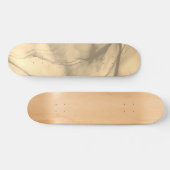 Geländer braun / golden skateboard (Horizontal)