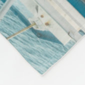 Geländer eines Kreuzschiffs Fleecedecke (Ecke)