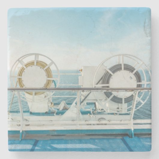 Geländer eines Kreuzschiffs Steinuntersetzer (Vorderseite)