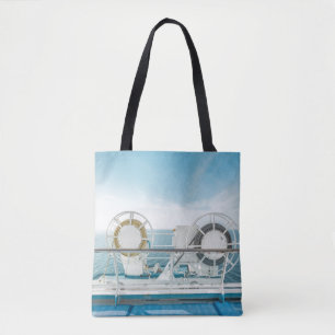 Geländer eines Kreuzschiffs Tasche