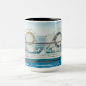 Geländer eines Kreuzschiffs Tasse (Zentrum)