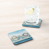 Geländer eines Kreuzschiffs Untersetzer (Rechte Seite)