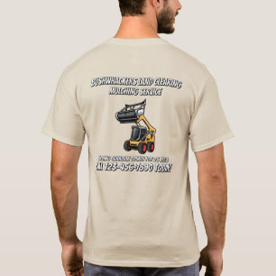Geländereinigungs- und Flail-Mulch-Service anpasse T-Shirt