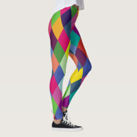 Geländerter Harlequin-Regenbogen-farbig