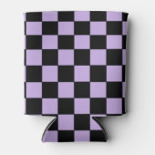 Geländerter Lavendel und Schwarz Dosenkühler (Vorderseite)