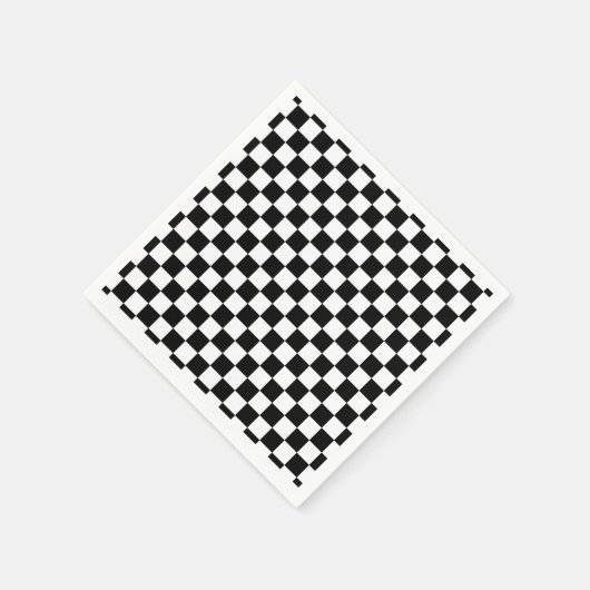 Geländertes Muster Napkins Serviette (Ecke)