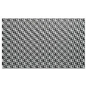 Geländertes Ying-Yang Stoff (Yard (91,4 cm))