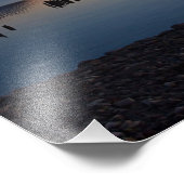 Geländetes Landschaftsbild Fotodruck (Ecke)