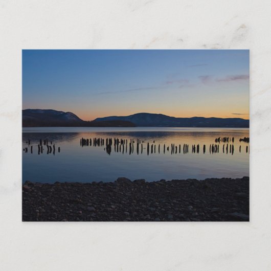 Geländetes Landschaftsbild Postkarte (Vorderseite)