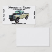 Geländewagen-Lieferwagen-LKW 1971 Visitenkarte (Vorne/Hinten)