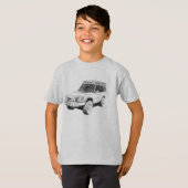 Geländewagen-LKW-Kunst-T - Shirt (Vorne ganz)