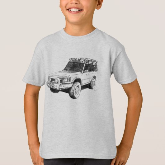 Geländewagen-LKW-Kunst-T - Shirt (Vorderseite)